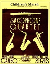 CHILDRENS MARCH SAX QUARTET cover